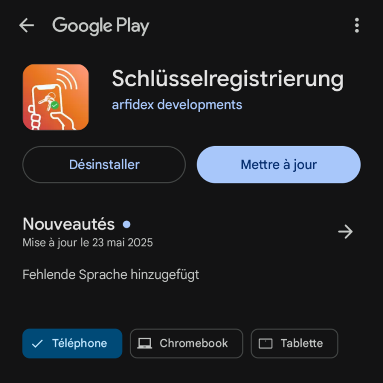 Icône de l'application Google Play de DigiClés.